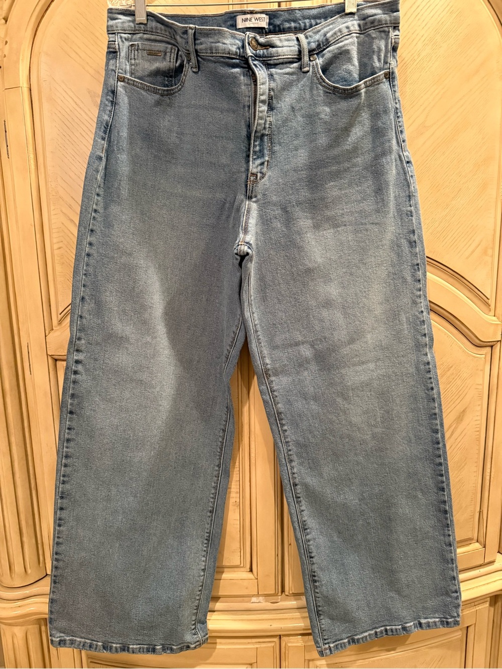 Nine West Light Blue wide leg Jean, size 16